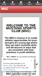 Mobile Screenshot of mustangsportsclub.org